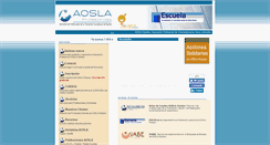 Desktop Screenshot of aosla.org